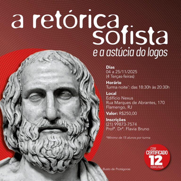 Novo Curso de Flavia Bruno: A retórica sofista e a astúcia do logos