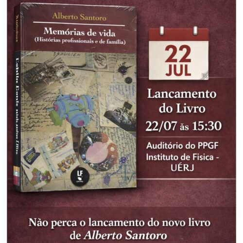 Convite: Lançamento do Livro de Rodrigo Santoro