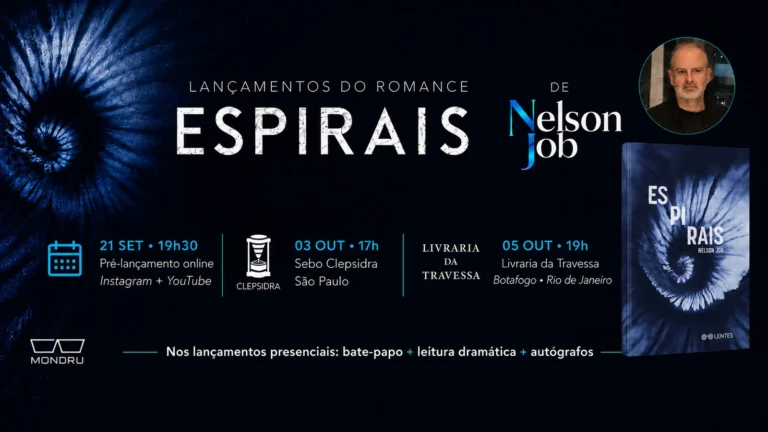 Lançamento: Espirais, novo romance de Nelson Job